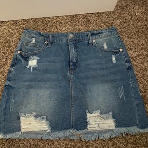 Jean skirt